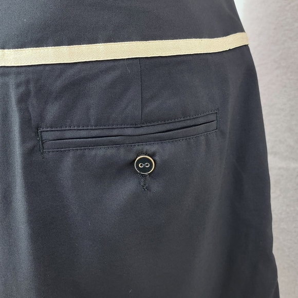 Lady Hagen Black And Gold Regal Binding Golf/Pickleball Skirt/Skort Sz 10 - Picture 9 of 16